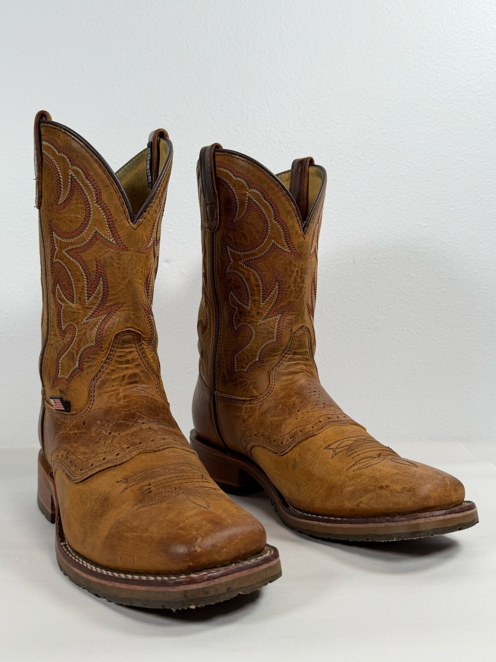 Double-H Jase Men’s Western Work Boots Size 11 D Brown DH3560 Made In USA